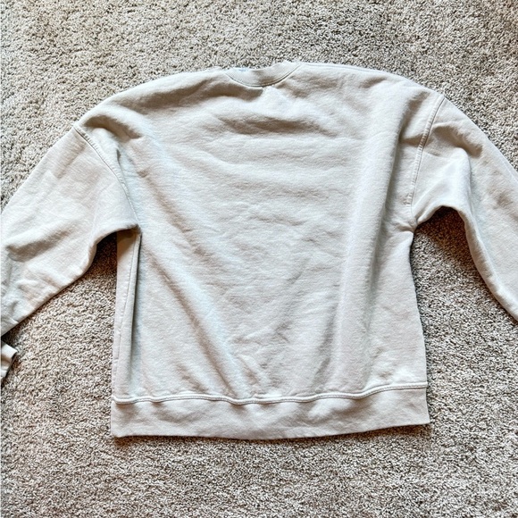 Greenville South Carolina Cream Crew Neck Sweater GVL Soft Champion Size Large - Picture 7 of 9